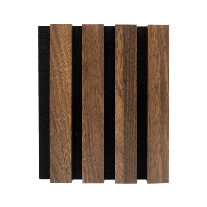 Wooden strips acoustic panel