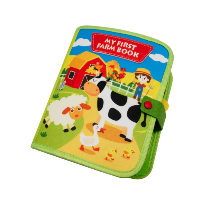 Felt books for farm characters