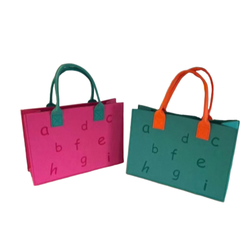 Customize LOGO laser cutting felt bags